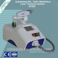 1064/532nm Q Switch spa salon nd yag laser best tattoo machines